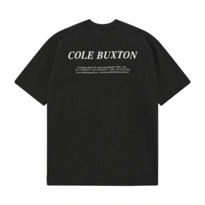 Cole Buxton T Shirt Address Black Edition