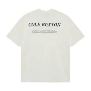 Cole Buxton T Shirt Address White Edition